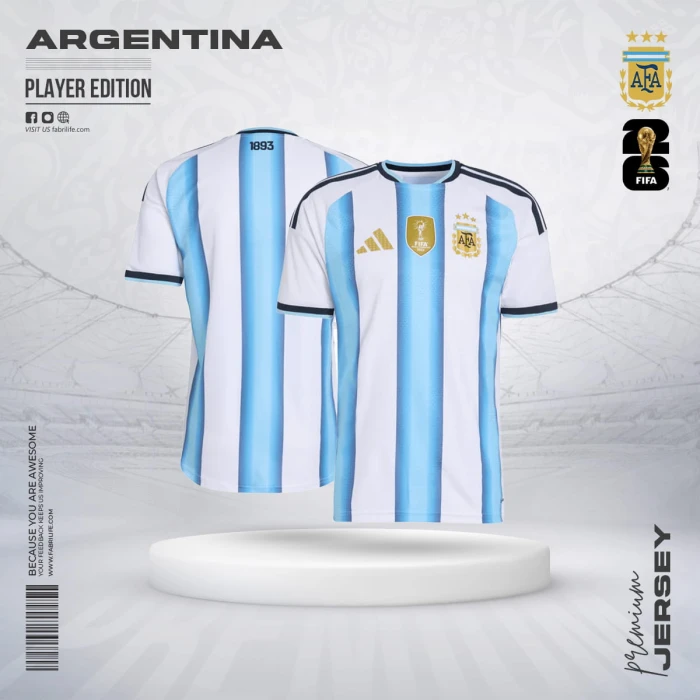 Argentina 2026 World Cup Home Jersey - Player Edition